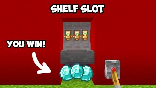 Minecraft: Shelf Slot Machine 🎰 Nº2 - java & bedrock