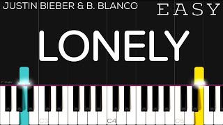 Justin Bieber & benny blanco - Lonely | EASY Piano Tutorial