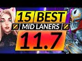 15 BEST MID LANE Champions to MAIN and RANK UP in 11.7 - Tips for Season 11 - LoL Guide