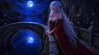 The Bridge Where Her Reflection Waits | Moonlit Dark Fantasy Ambient Music for Sleep