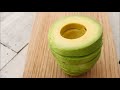 アボカドの輪切り方法 how to cut the avocado