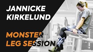 Jannicke Kirkelund - Monster Leg Workout - [Pozedown]