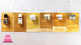 Which Edible Gold Paint is the Best? | How to Make Edible Gold Paint 🖌