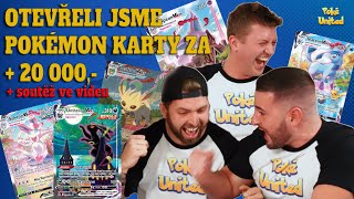 NEJLEPŠÍ POKÉMON OPENING NA CZ/SK INTERNETU🤯🤩 OTEVŘELI JSME KARTY ZA + 20 000,- 🤯