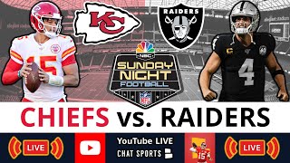 Chiefs vs. Raiders Live Streaming Scoreboard, Play-By-Play, Highlights, Stats, Updates | NFL Week 10