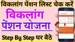 विकलांग पेंशन नई लिस्ट चेक कैसे करें? वृद्धा पेंशन पैसा कब मिलेगा 2024-25 | pension paisa kab milega