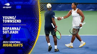 Young/Townsend vs. Bopanna/Sutjiadi Highlights | 2024 US Open Semifinal