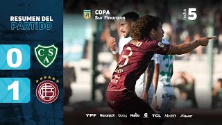 SARMIENTO 0 - 1 LANÚS I Resumen del partido I #CopaSurFinanzas 2024