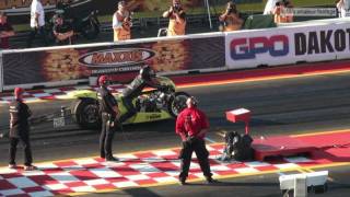 Drag Racing 2011 - Peter Svensson 5.964 seconds New European Top Fuel Bike Record - NitrOlympX