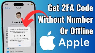 Get Apple ID Verification Code without phone Number iOS 17 | Apple ID Two Factor Authentication 2023