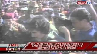 SONA: Ret. Gen. Jose Almonte, isiniwalat ang kanyang mga nasaksihan at nalalaman sa isang libro