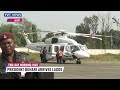 trending moment buhari arrives lagos inauguration of lekki deep seaport