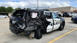 Driver arrested for DWI after crashing into Springfield Police Department patrol car