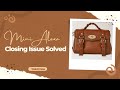 Mulberry Mini Alexa Closing Issue Solved