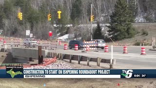 Construction to start on Ishpeming Lakeshore, US-41 roundabout project