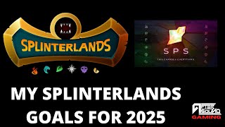 MY SPLINTERLANDS GOALS FOR 2025