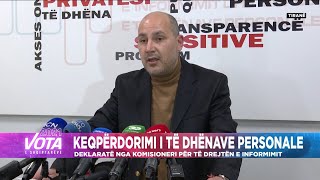 Keqpërdorimi i të dhënave personale, deklaratë nga komisioneri për të drejtën e informimit