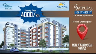 Ready to Move In Apartments | Alpine Constructions | Satpura | #3bhk #apartments #shankarpally #dpr