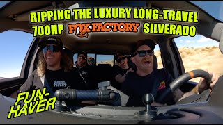 Having fun in the new 700HP Fox Factory Silverado