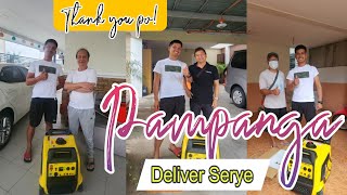 PAMPANGA DELIVER SERYE, 3 PCS NA 4200 INVERTER SILENT GENERATOR! THANK YOU MGA BOSSING!!