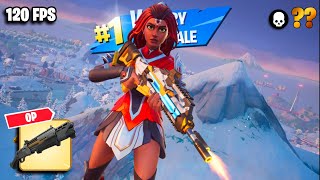 High Elimination Solo Zero Build on PS5 | 120 FPS | Fortnite Chapter 6 Season 1