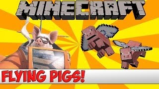 Minecraft Bukkit Plugin - Flying Pigs - Tutorial