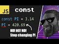 Const in JavaScript 🚫【3 minutes】