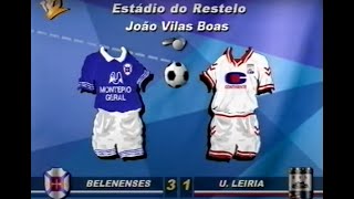 Belenenses 3-1 U. Leiria  Época 95/96