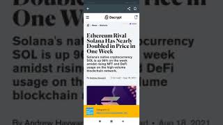 Solana: Ethereum rival has nearly doubled in price in one week #SolVsEth #sol #eth #btc #ada #xrp