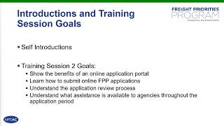 2nd Training Session of the 2022 Freight Priorities Program 20220315