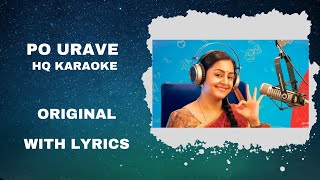 Po Urave Karaoke | Tamil Karaoke With Lyrics | Full Song | High-Quality