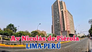 LIMA PERÚ 4K | ASÍ LUCE LA AV NICOLÁS DE PIÉROLA EL DÍA DE LA NAVIDAD | 25/12/2024