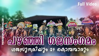 പുതുചരിത്രം സൃഷ്ട്ടിച്ച പഴഞ്ഞി ഗജസംഗമം| Pazhanji Perunnal| Gaja Sangamam 2023| #perunnal #pazhanji