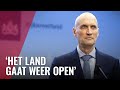 Terugkijken: Coronapersconferentie Ernst Kuipers over versoepelingen