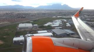 Mango B737-800 ZS-SJE Taking off from Cape Town to Durban