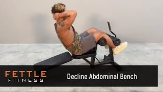 23451 -- Fettle Fitness Decline Abdominal Bench