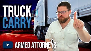 Truck Driver Carry [Gun Law Breakdown]