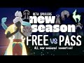 FREE VS PASS All New Season Cosmetics! | Sky cotl ⚠️BETA SPOILERS⚠️ | Season of 9 Coloured Deer 🦌