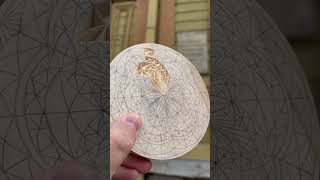 Zencarving | Small round coaster | Chip Carving