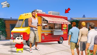 Shinchan \u0026 Franklin Open Food Truck in Gta 5