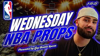 NBA Player Props Today 1/15/2025 | FREE NBA Best Bets and Player Props