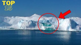 Glacier Calving | 15 Amazing Collapses, Tsunami Waves and Icebergs
