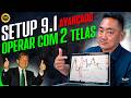 Setup 9.1 - Avançado com duas telas | Análise Day Trade com Prof Masuda 29/07/2024