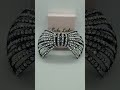 (lululalastyle.com) LARGE CONTRASTING CRYSTAL BOW BARRETTE