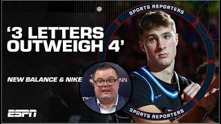 Duke’s famously a Nike school, but Cooper Flagg is a New Balance athlete 👀 | The Sports Reporters