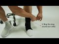 zamst india a1 ankle brace for lateral ankle sprains application tutorial