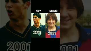 Messi and Cr7 #shorts #cr7 #messi #football #evolution