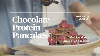 CHOCOLATE PROTEIN PANCAKES | Recipe | Nutritionist Rhiannon Lambert