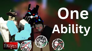 ONE ABILITY CHALLENGE — FORSAKEN ROBLOX