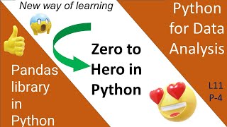 Python || Pandas library in Python Part 4 😎😎👍👍